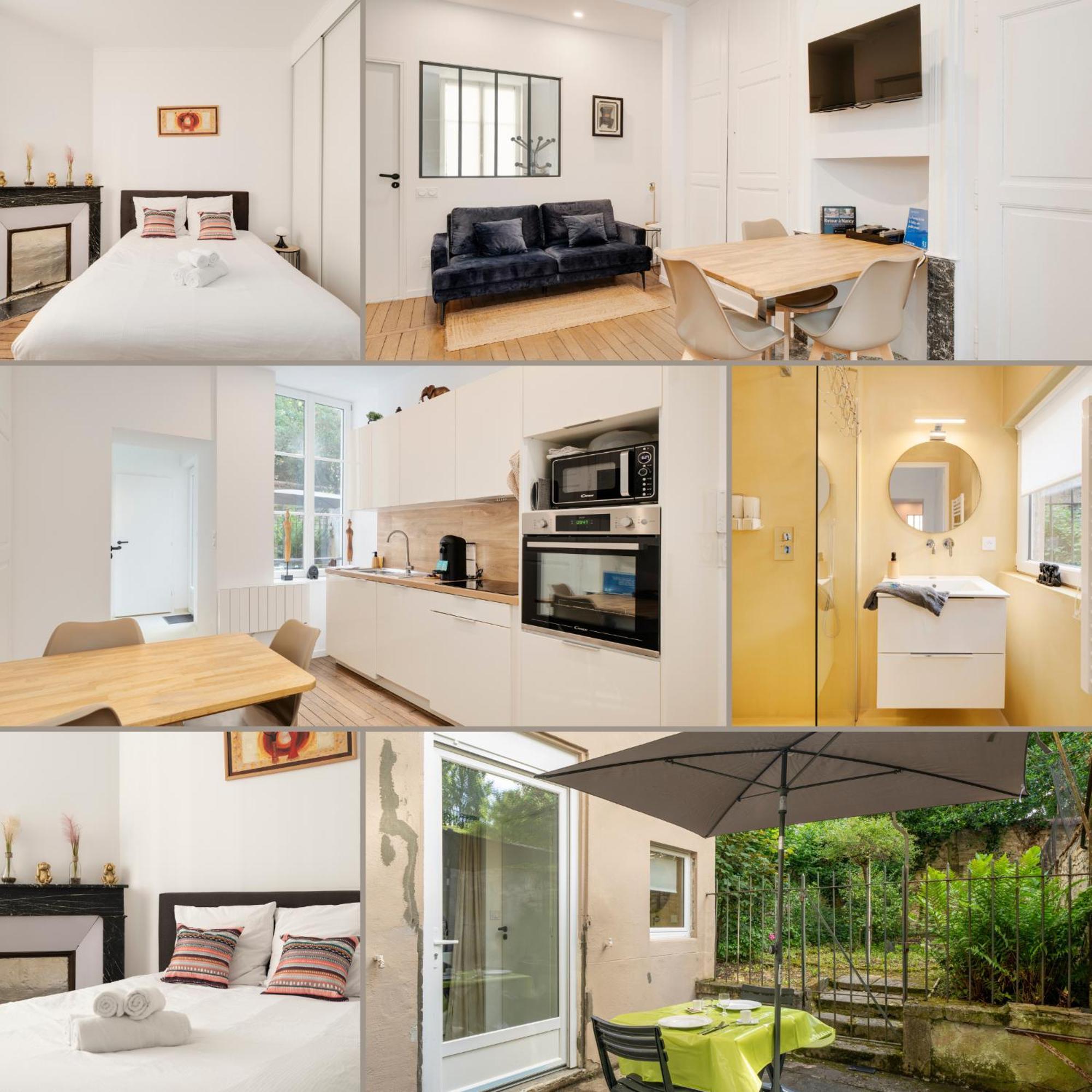 La Teranga De Kadi & Cathy, Avec Jardin Privatif Apartman Nancy Kültér fotó